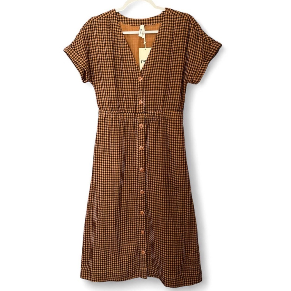 Pact Apparel Harvest Double Gauze Coastal Dress